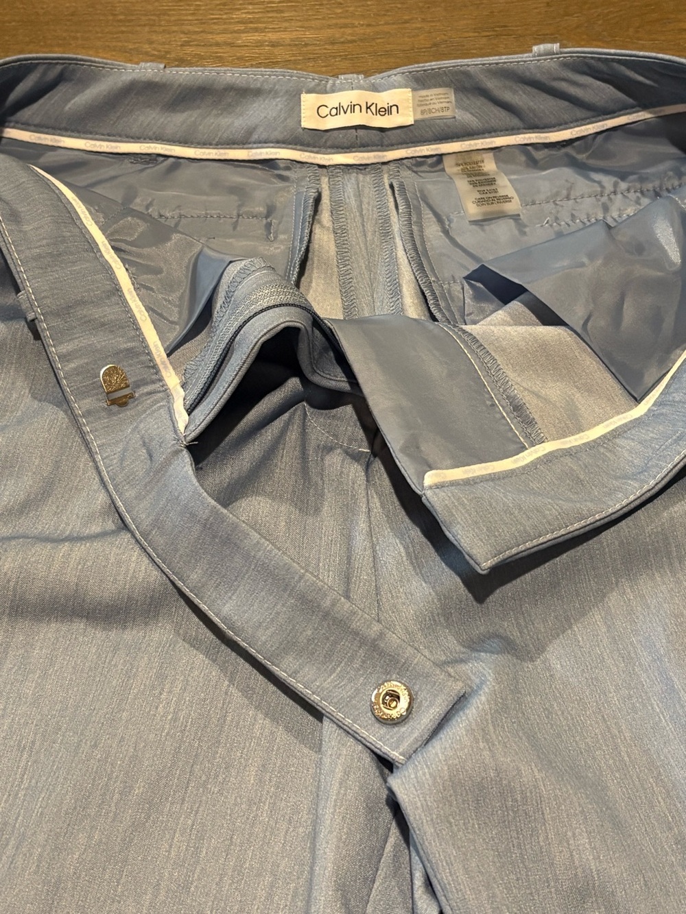 Calvin Klein Blue, Straight Leg Dress Pants NWT - Picture 12 of 12